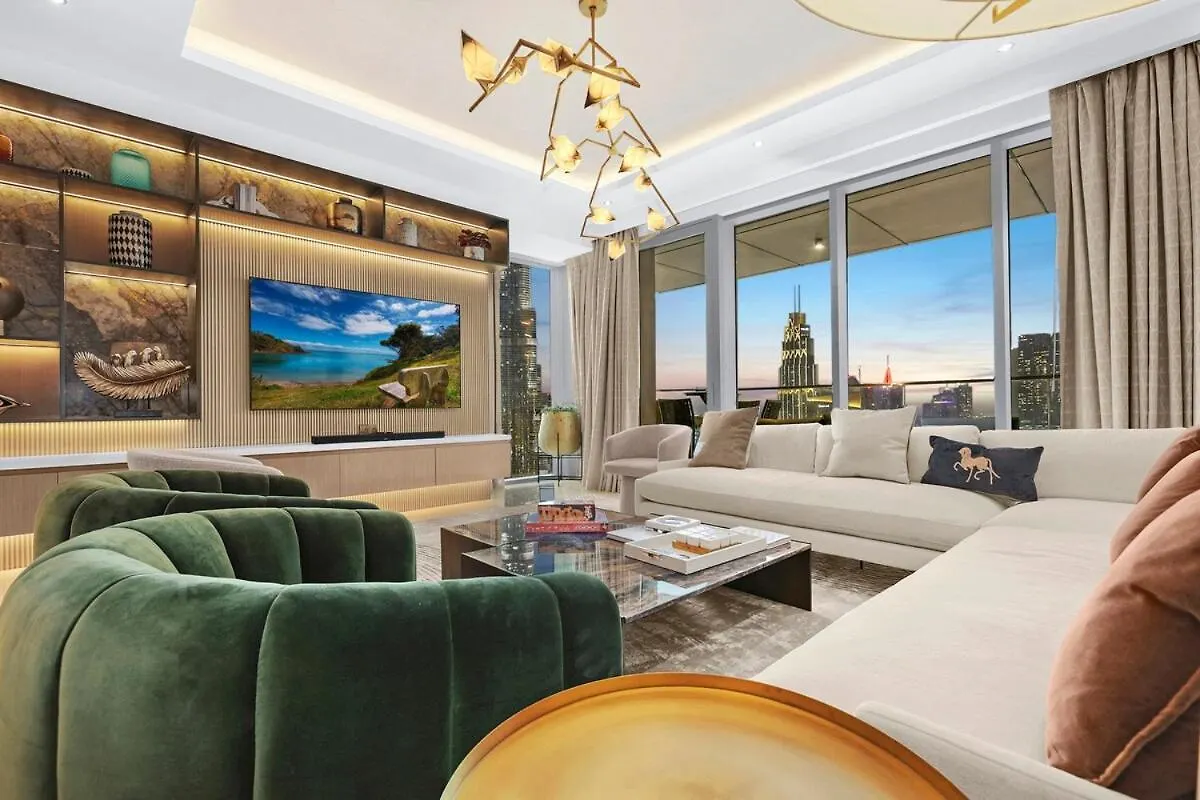 Apartment First Class 3Br Burj Khalifa & Fountain View Dubai